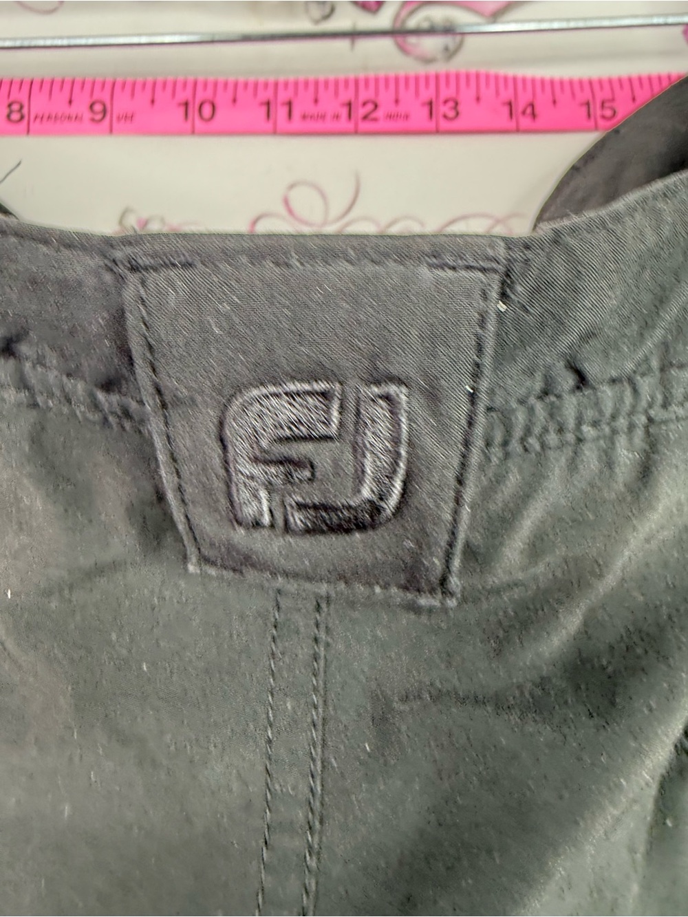 FJ shorts Black Flat-Front Men's Shorts - Picture 6 of 11